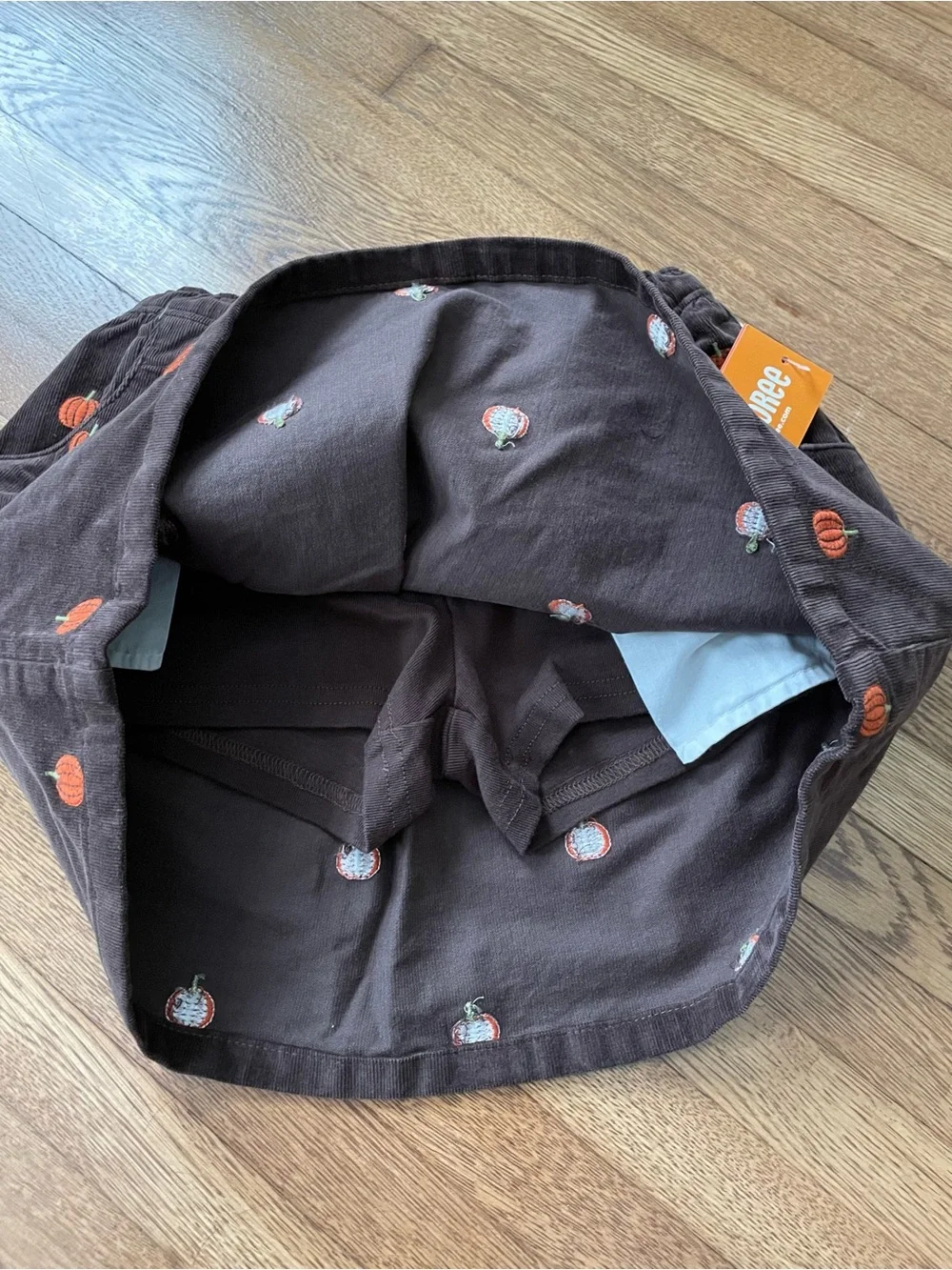NWT Gymboree Pumpkin SKORT girls 5t brown skirt w shorts brown